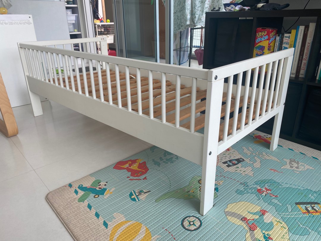 Child bed, ikea brand but this model was discontinued. Excellent as a transition from cot