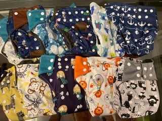 Cloth Diapers - Selling as lot