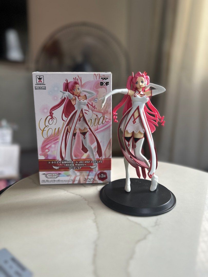 Code Geass Euphemia Li Britannia Figures (Category: Figurines & Statues) located in Dasmarinas. Submitted by originofspring (Listing ID 1255245633, Image 2). Description: Euphemia DX figure with box - 500 - SOLD!! Euphemia Chibi figure without box - 250 Euphemia Acrylic Stand - 250 - SOLD.