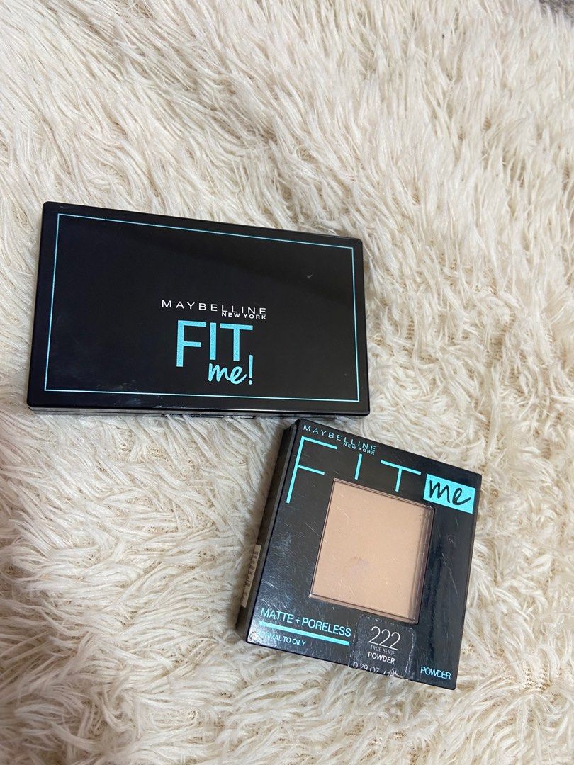 COMBO MAYBELLINE FIT ME POWDER FOUNDATION & PRESSED POWDER, Beauty & Personal Care, Face, Makeup