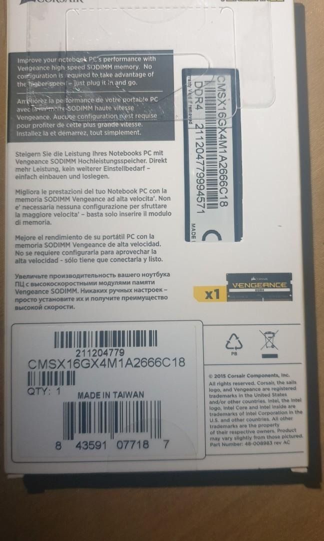 Cmsx16gx4m1a2666c18 deals
