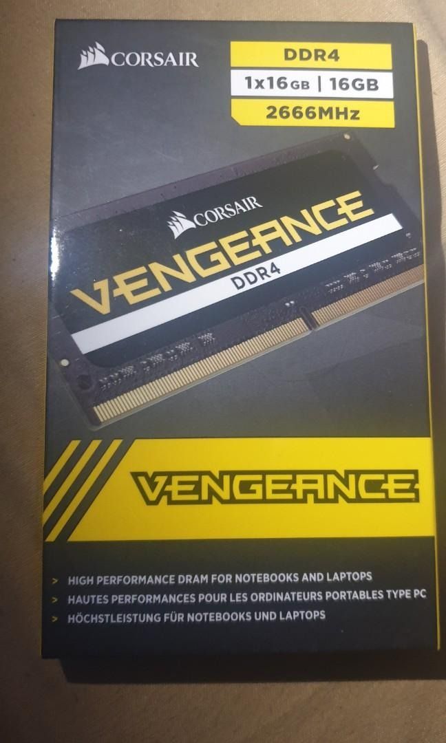Corsair CMSX16GX4M1A2666C18 Vengeance Sodimm Ddr4 2666 C18 Laptop