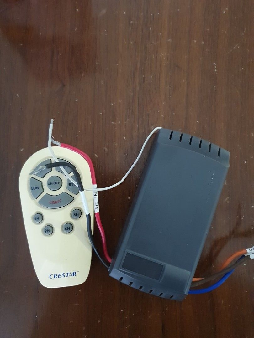 Crestar Original Fan Remote + Receiver, Furniture & Home Living