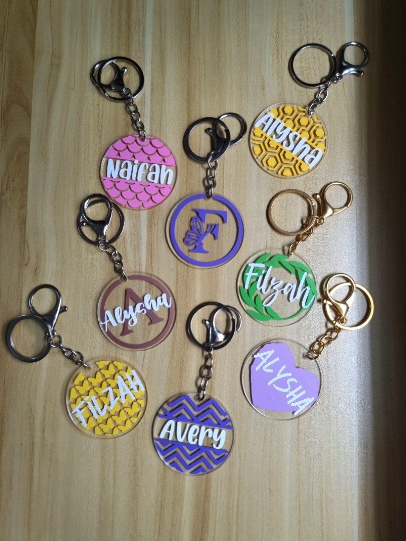 Customised name keychain online