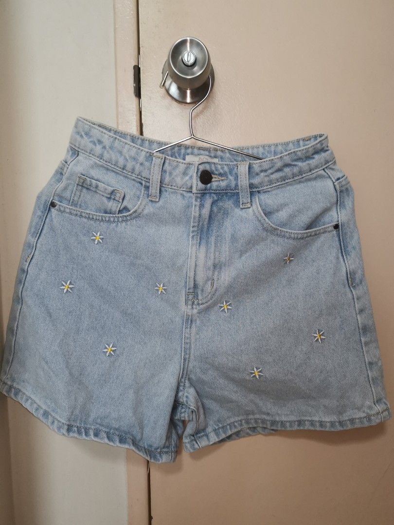 High Waist Denim Shorts