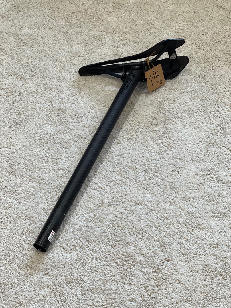 Darimo T1 Loop Carbon Seatpost with Berk Lupina Carbon Saddle for