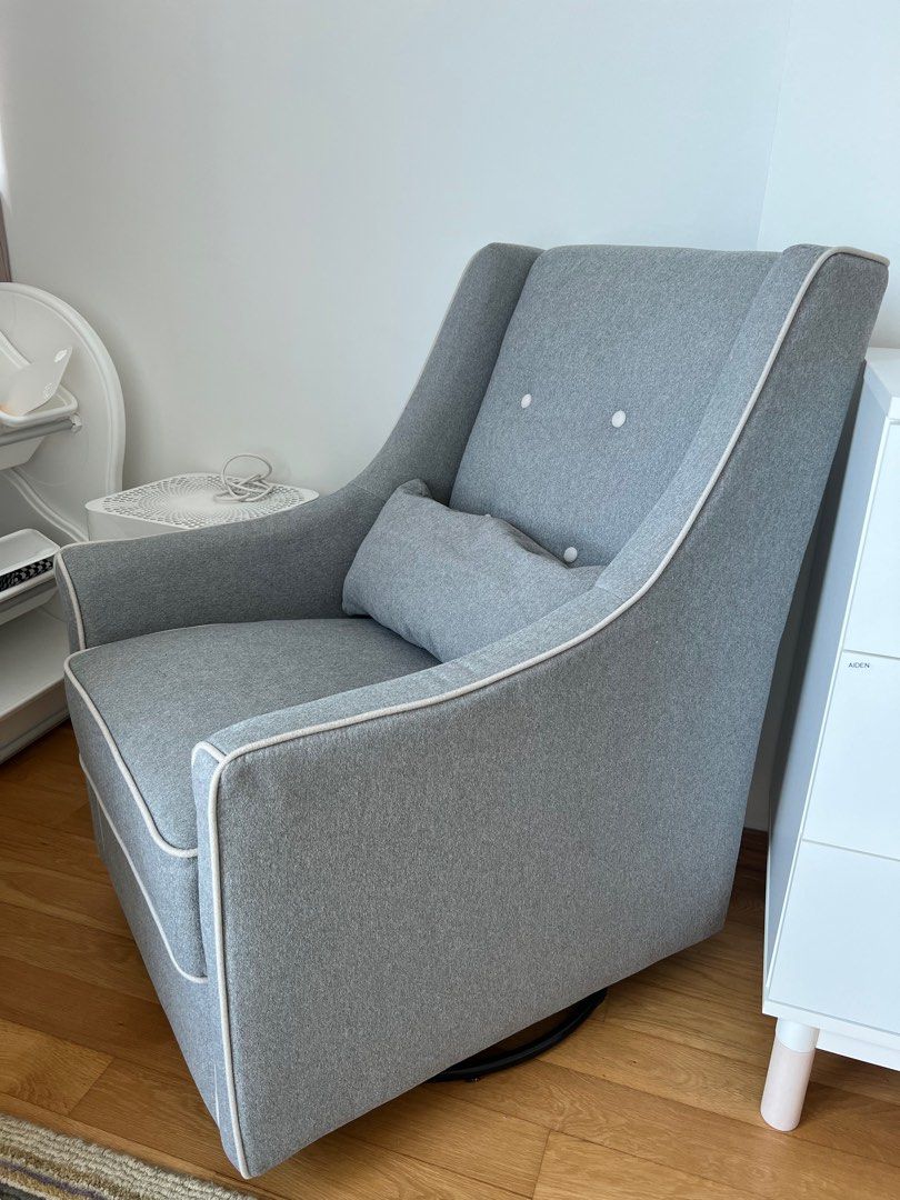 Aiden glider rocker with sales nursing ottoman