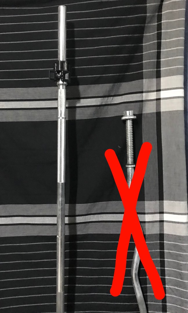 Decathlon Barbell / Ez Barbell, Sports Equipment, Exercise & Fitness