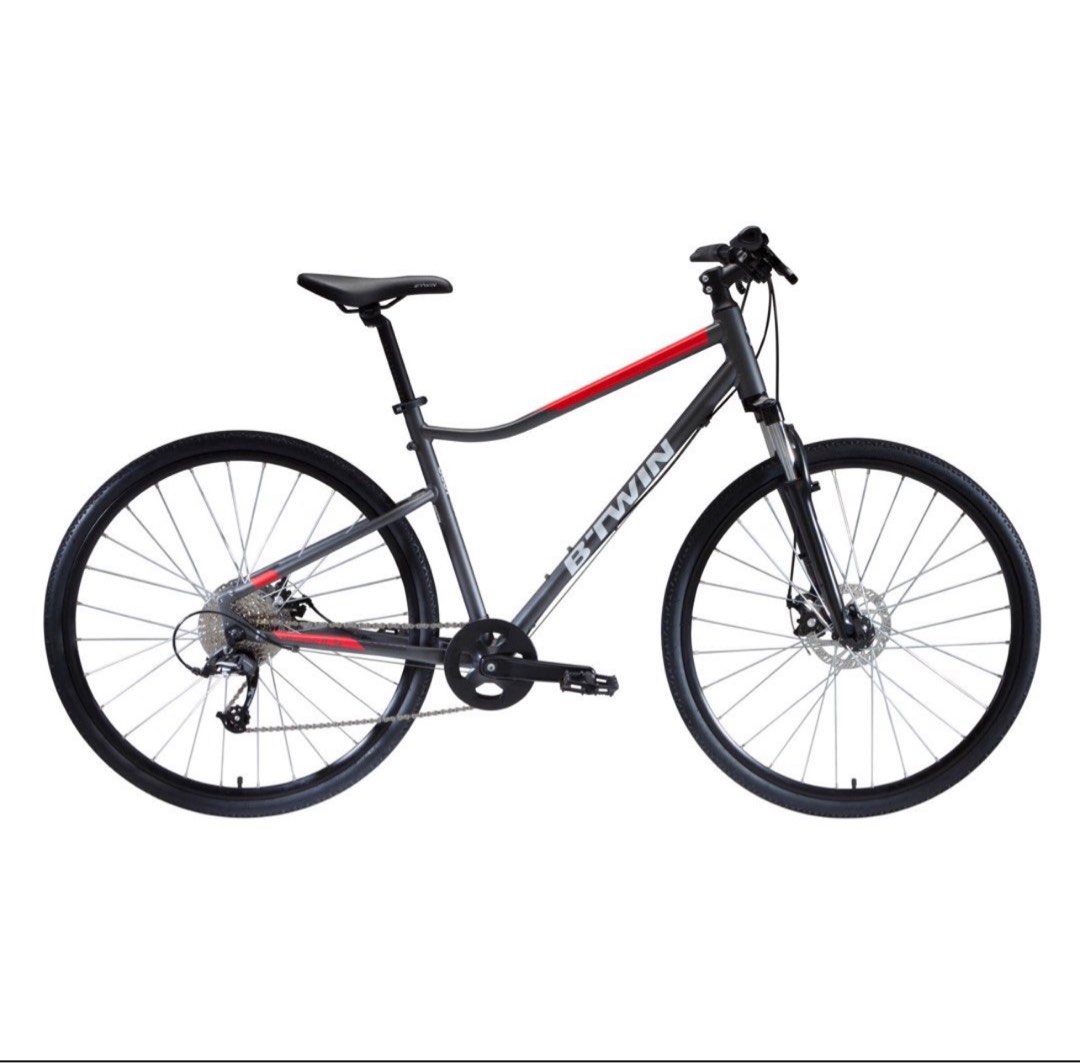 decathlon hybrid bike womens