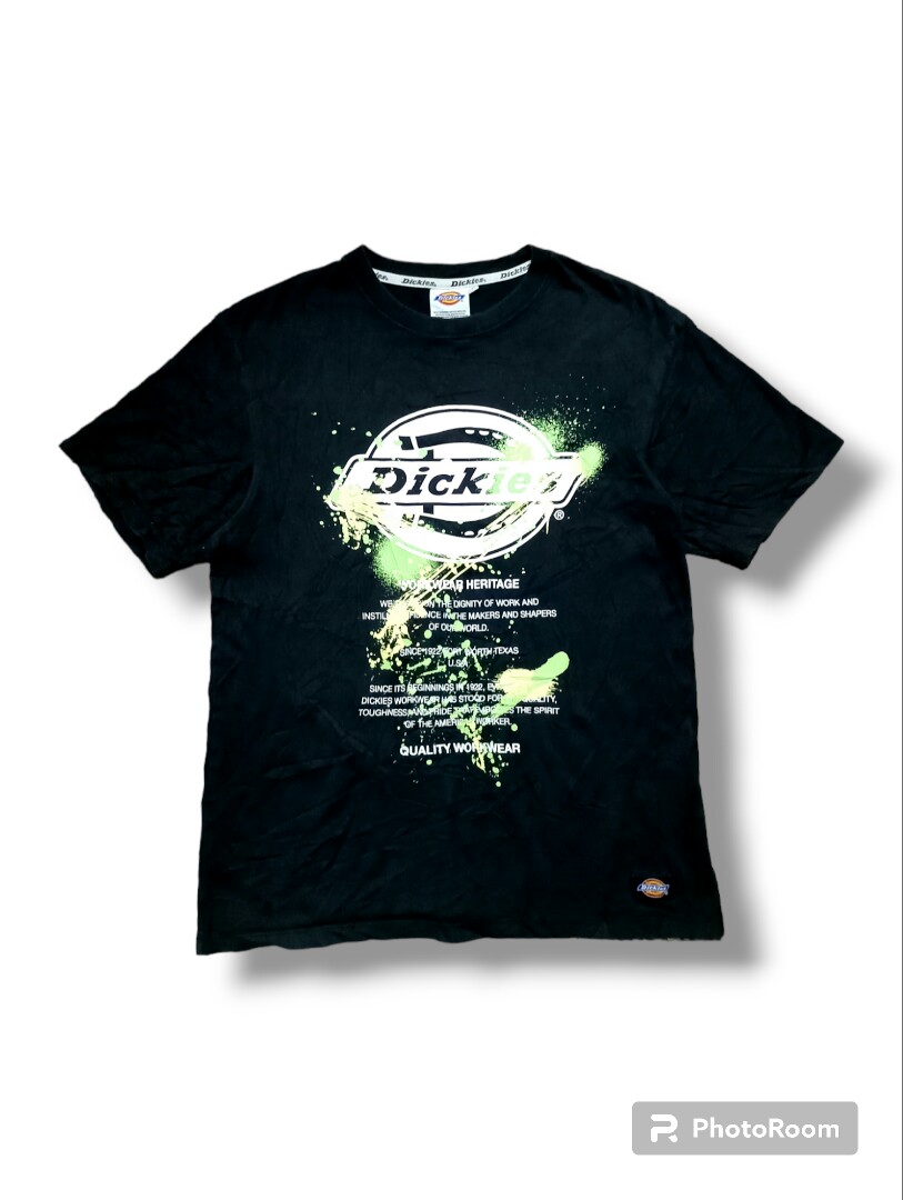 Dickies Black T-shirt I Tee, Men's Fashion, Tops & Sets, Tshirts & Polo ...