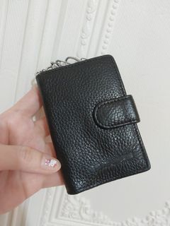 Dompet stnk gantungan kunci kulit asli Francesti original