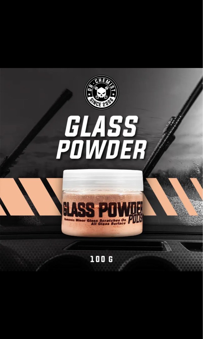 Dr.Chemist Glass Powder For Windscreen & Water Coating, Furniture ...