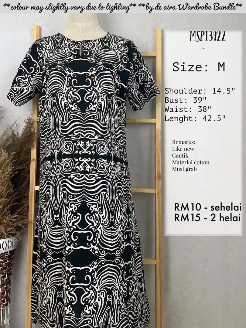 Dress bundle size M, (2 pcs RM15)