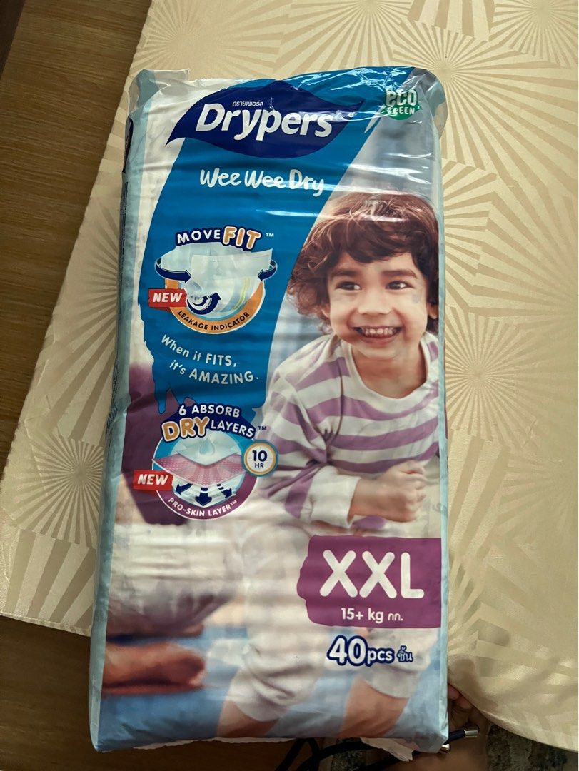 Drypers Drypantz XXL (Tape), Babies & Kids, Bathing & Changing, Diapers
