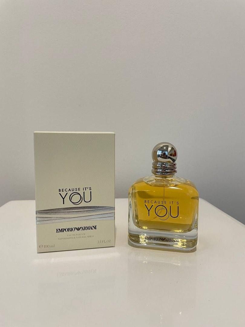 EMPORIO ARMANI BECAUSE IT S YOU EDP 100ML Beauty Personal Care