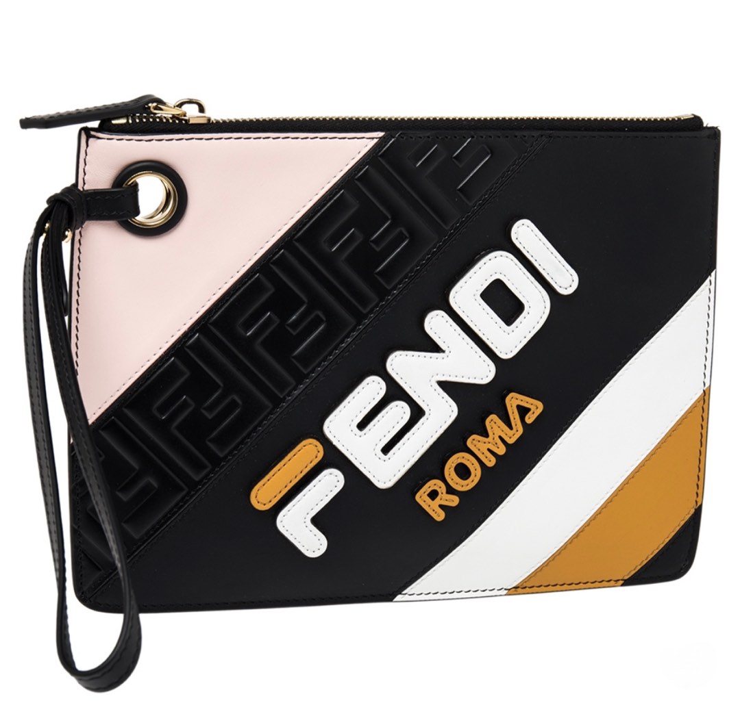 Fendi roma clutch bag sale