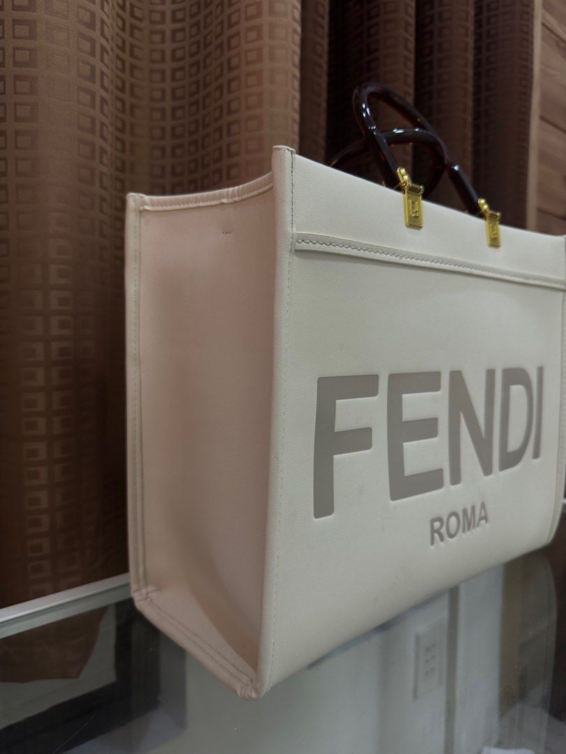 FENDI TOTE BAG (Category: Luxury Bags & Wallets) located in Caloocan City. Submitted by wiyana_aliah (Listing ID 1255229139, Image 2). Description: CODED ✔️ Not guaranteed authentic Perfect sa mga maraming gamit with long strap Issue: may minor watermarks lang no last price.