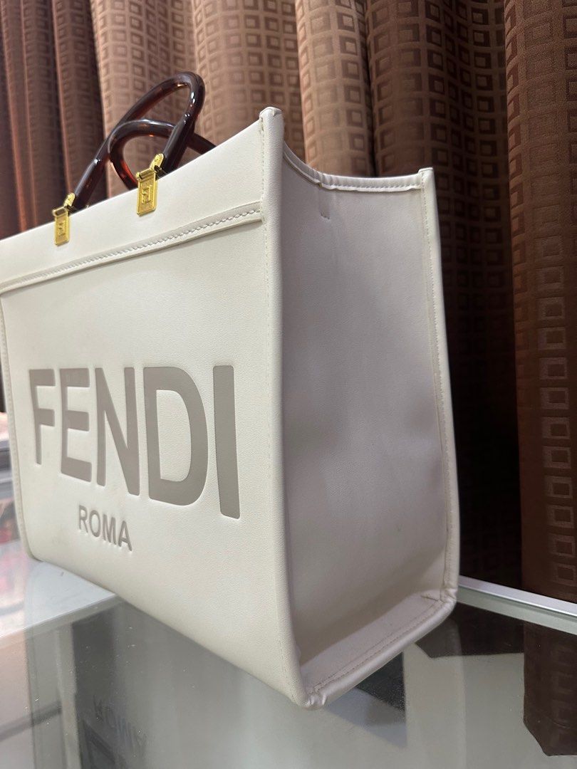 FENDI TOTE BAG (Category: Luxury Bags & Wallets) located in Caloocan City. Submitted by wiyana_aliah (Listing ID 1255229139, Image 3). Description: CODED ✔️ Not guaranteed authentic Perfect sa mga maraming gamit with long strap Issue: may minor watermarks lang no last price.