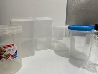 BUNDLE OF 6 Food Canister/Storage/Lalagyanan