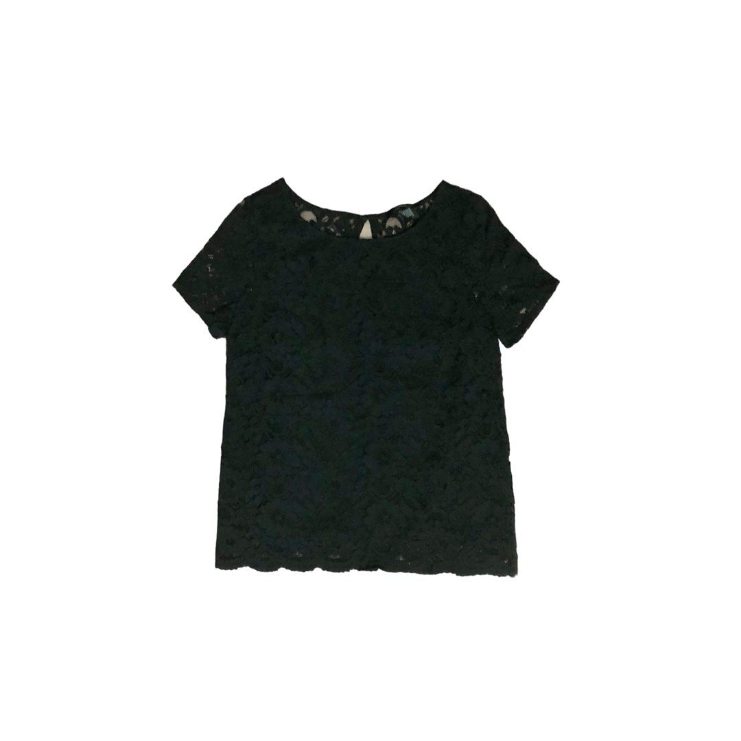 forever 21 black lace top, Women's Fashion, Tops, Blouses on Carousell