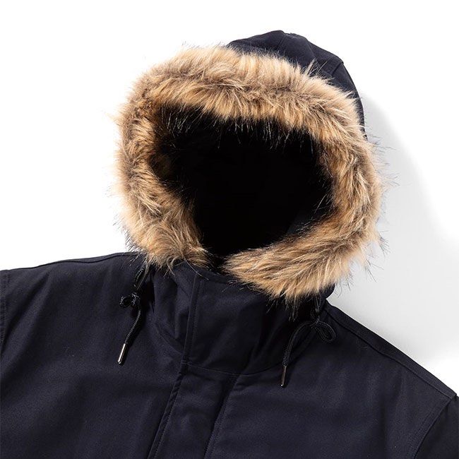 Fred perry black fishtail parka best sale