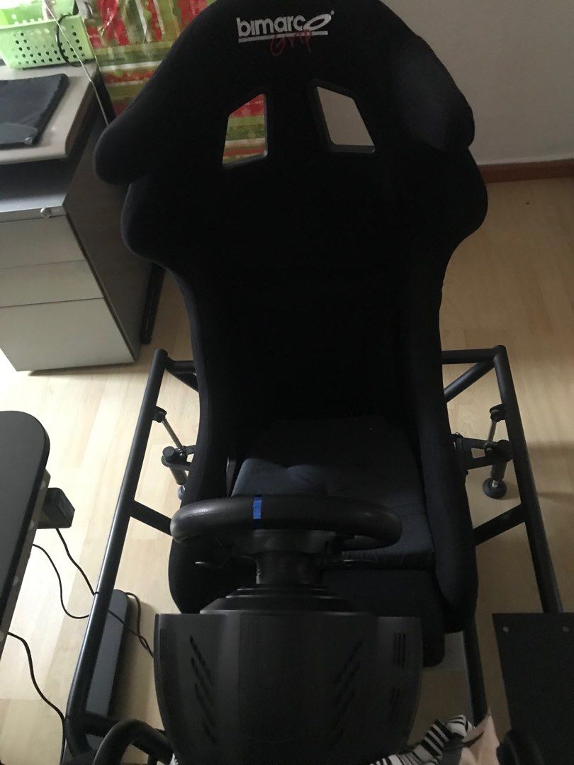 (Full Set) Thrustmaster T300RS GT + T3PA Pedals + come with cockpit ...