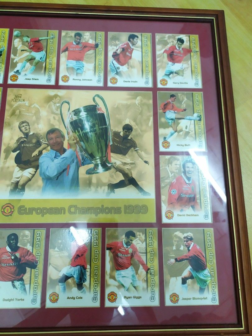 Carte Collection Ronny Johnsen Manchester United - Futera Originale Signée