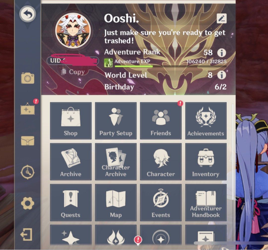 Genshin Impact AR58 (KLEE WITH SIGNATURE WEAPON), Video Gaming, Video