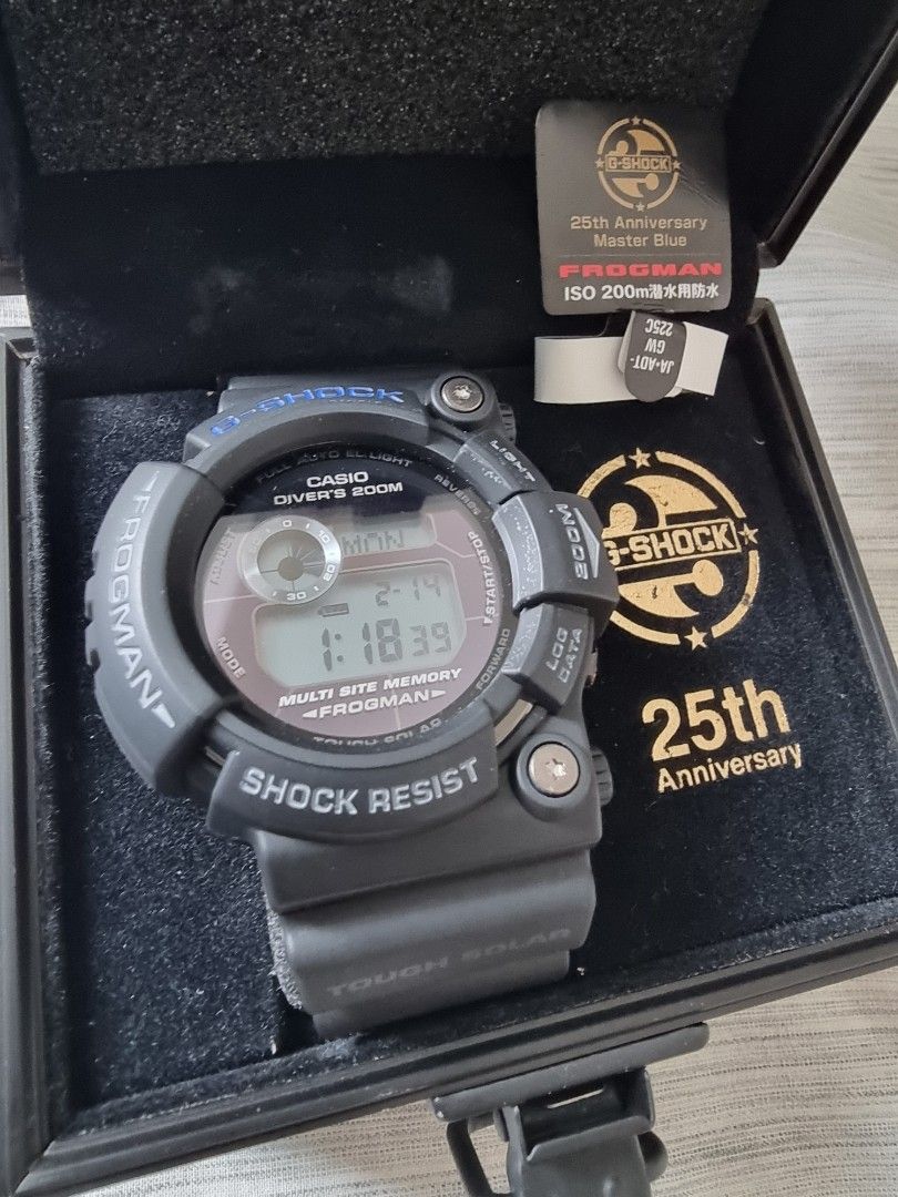 G shock shop frogman 25th anniversary
