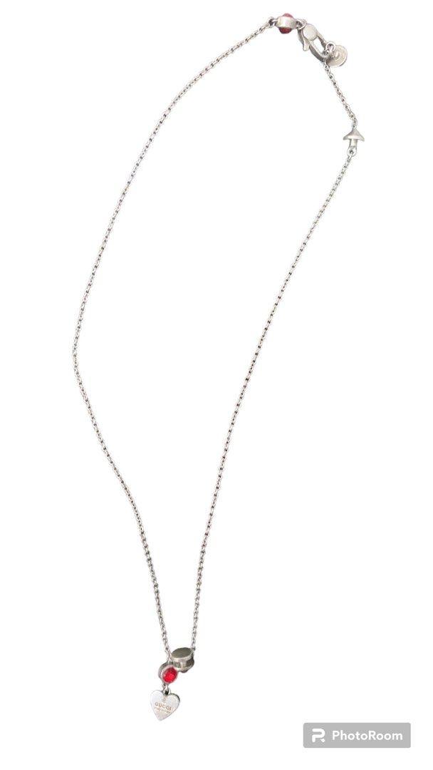 onlinestore selling GUCCI Heart necklace with Interlocking GFull Inclusion  + COA ♥️ gacetaconstitucional.com.pe