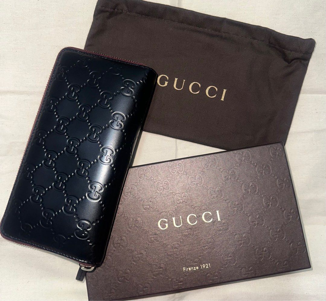 Gucci Round Zipper Long Wallet