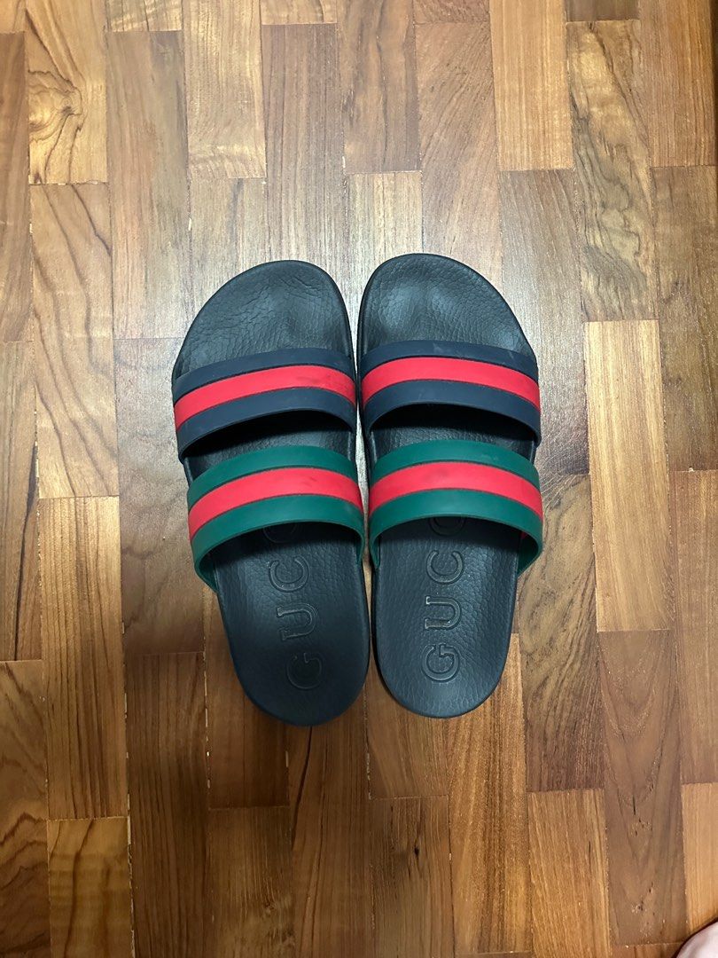 Mens gucci web slide sandal new arrivals