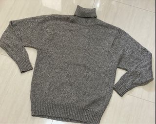 High Neck Sweater Tebal - XL