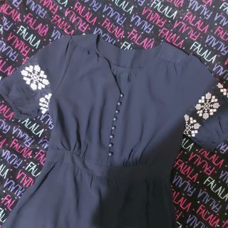 High Quality Navy Blue Dress