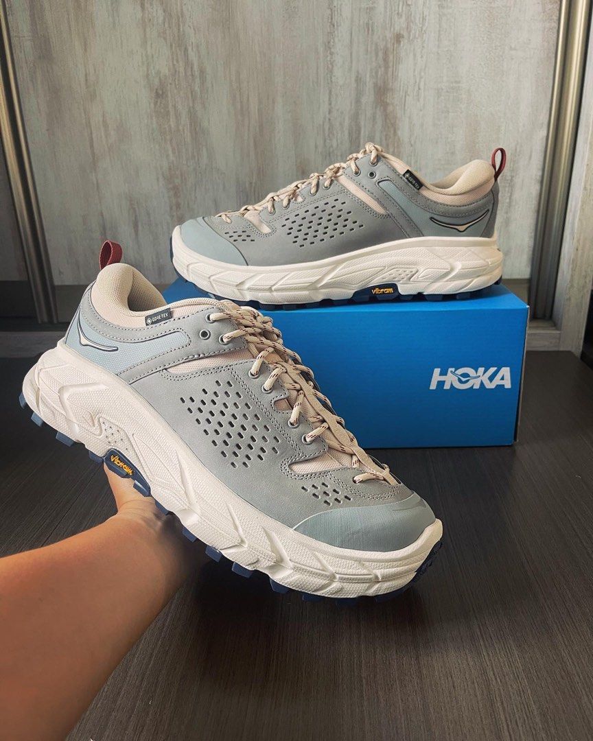 Hoka One One Tor Ultra Low Limestone US11, 男裝, 鞋, 波鞋- Carousell