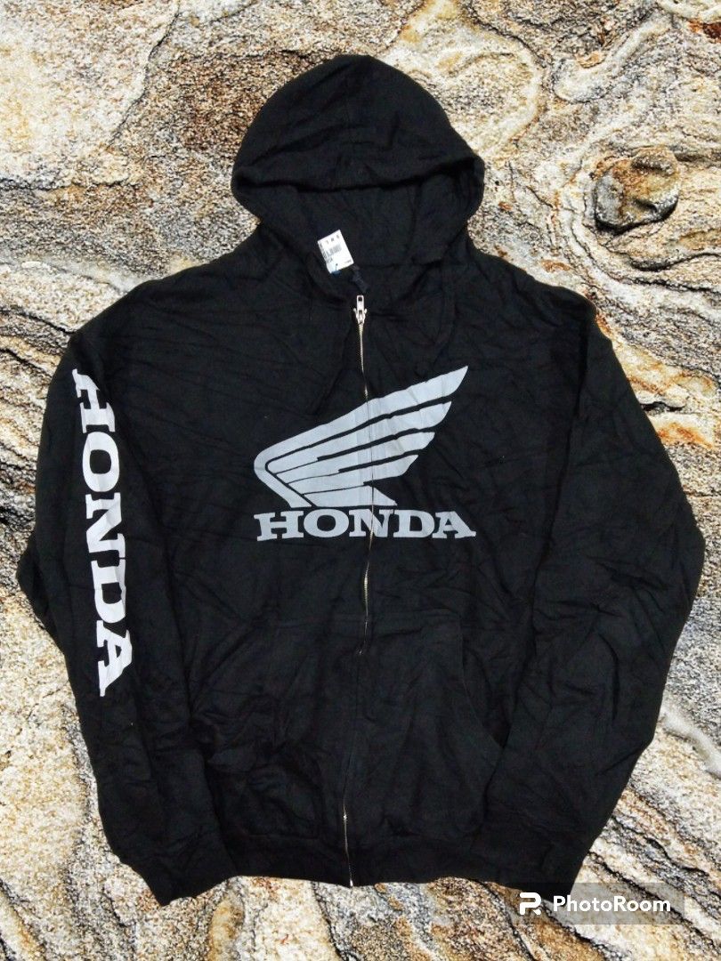 Honda racing zipper hoodie jacket Men s Fashion Tops Sets
