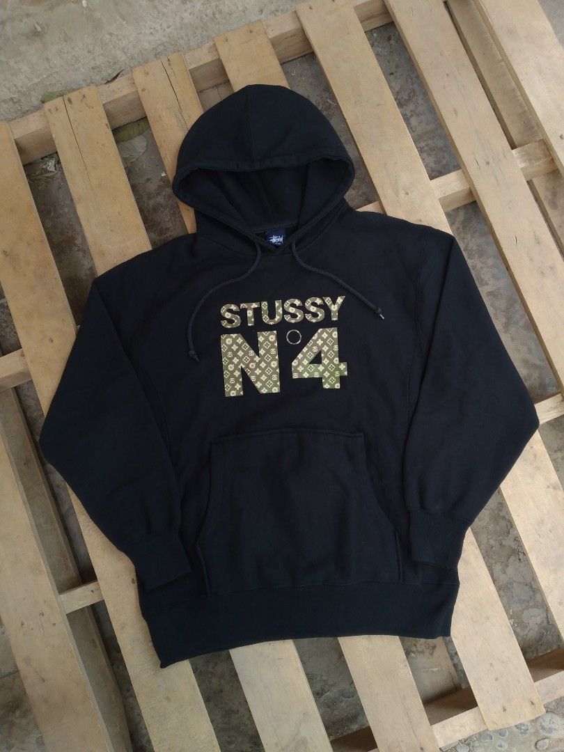 stussy monogram hoodie