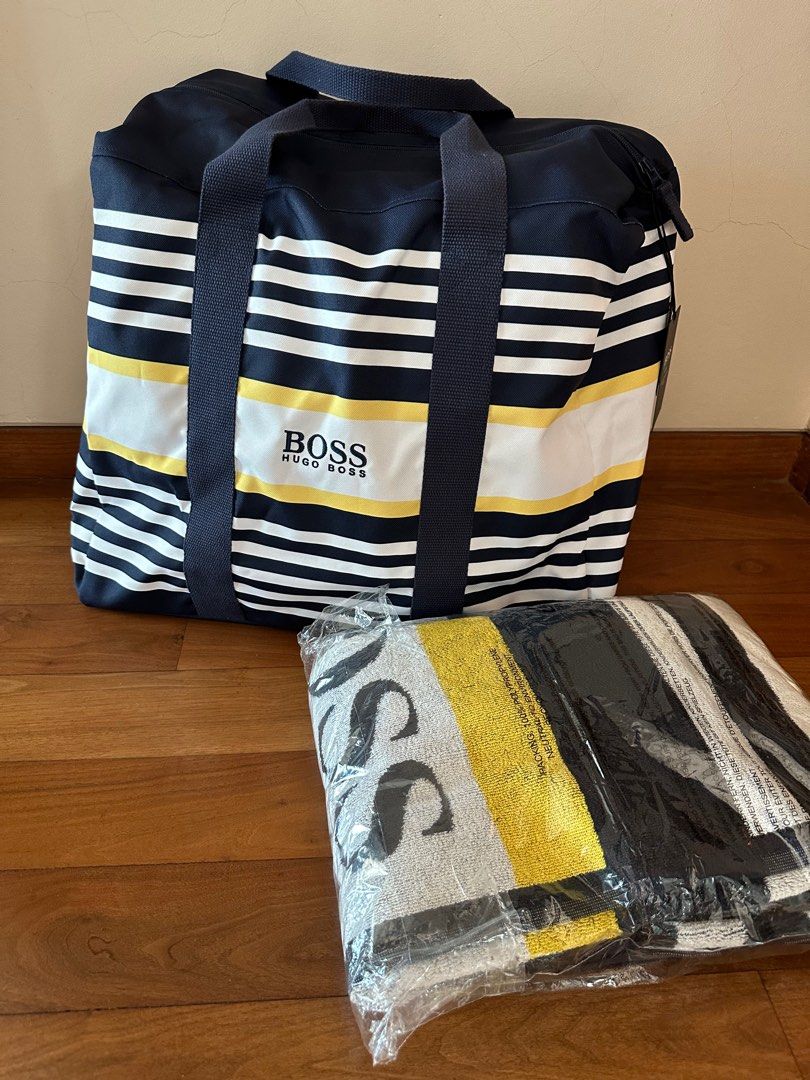 Hugo boss beach bag new arrivals