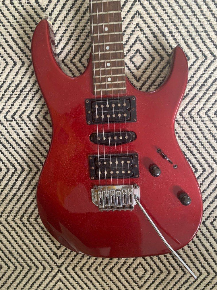 Ibanez Gio Whammy bar cherry red gloss 6 string electric guitar