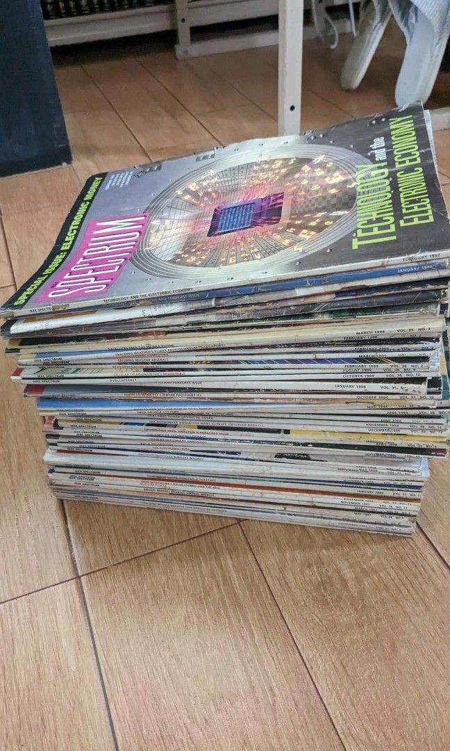 IEEE Spectrum Magazine 1990s (Category: Magazines) located in Santa Rosa. Submitted by ravrodriguez (Listing ID 1255392712, Image 1). Description: Php 200 per issue Php 1000 per bundle Php 3200 whole stash.