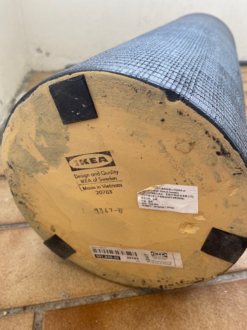 IKEA black tall vase, Furniture & Home Living, Home Decor, Vases