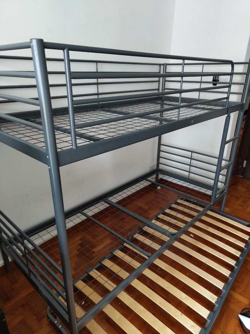 IKEA Bunk Bed with pullout extra bed., Furniture & Home Living