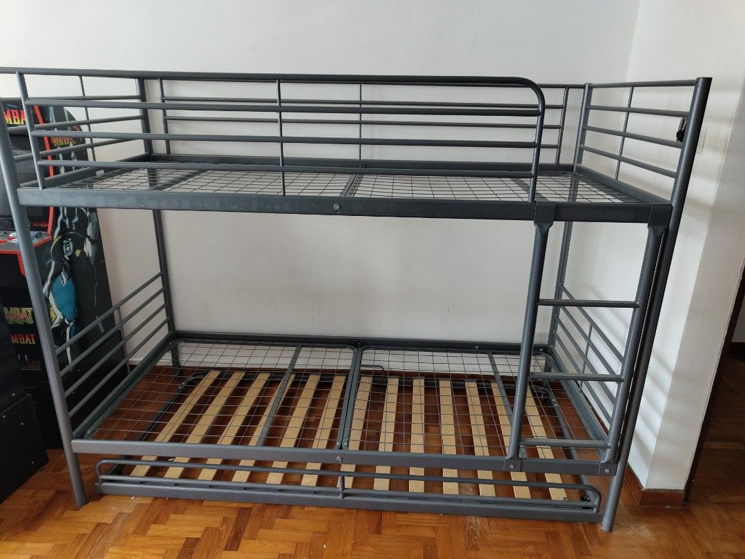 IKEA Bunk Bed with pullout extra bed., Furniture & Home Living