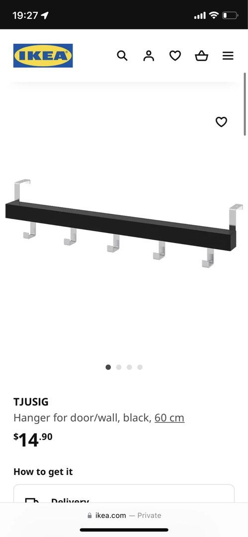 IKEA hanger for doors