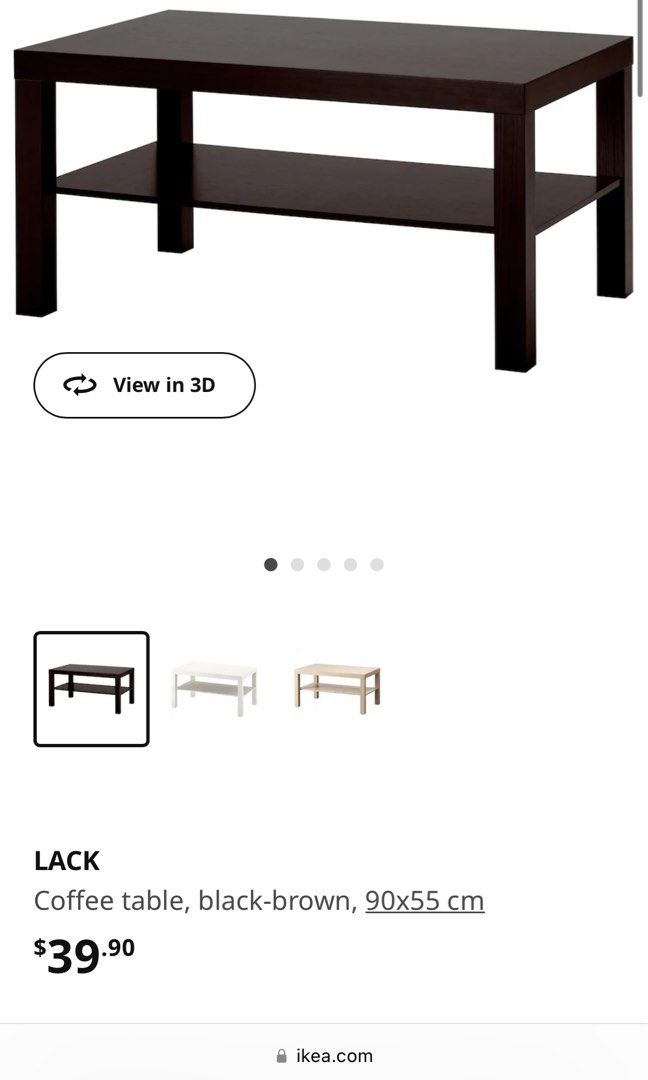 IKEA Lack Coffee Table, Furniture & Home Living, Furniture, Tables