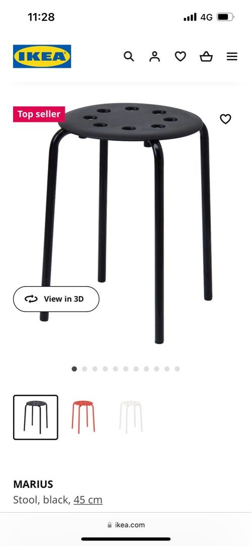 Marius Stool Ikea Stool Table Discount Ikea Marius Stool Black On Sale