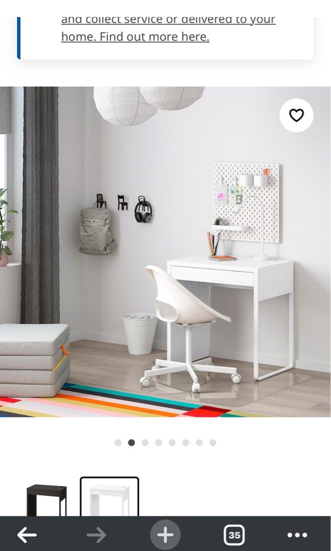IKEA Micke Desk study table Furniture Home Living Furniture