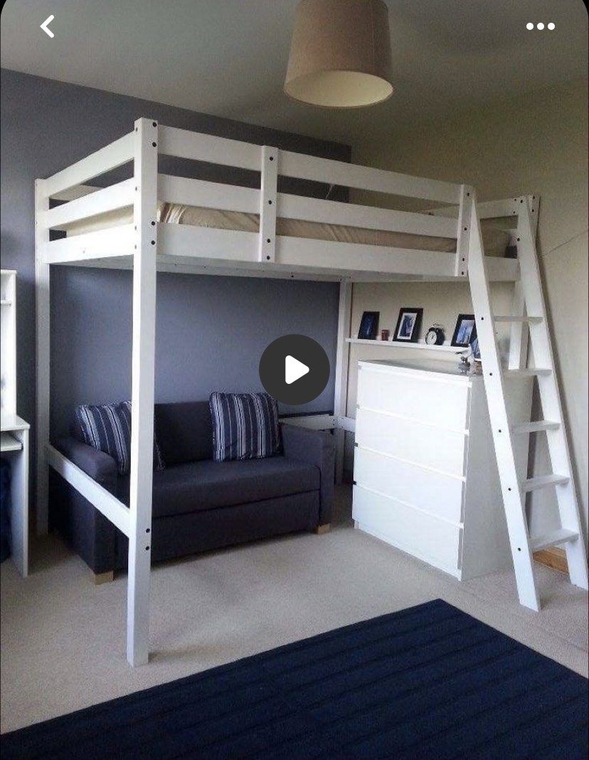 Stora double loft sales bed