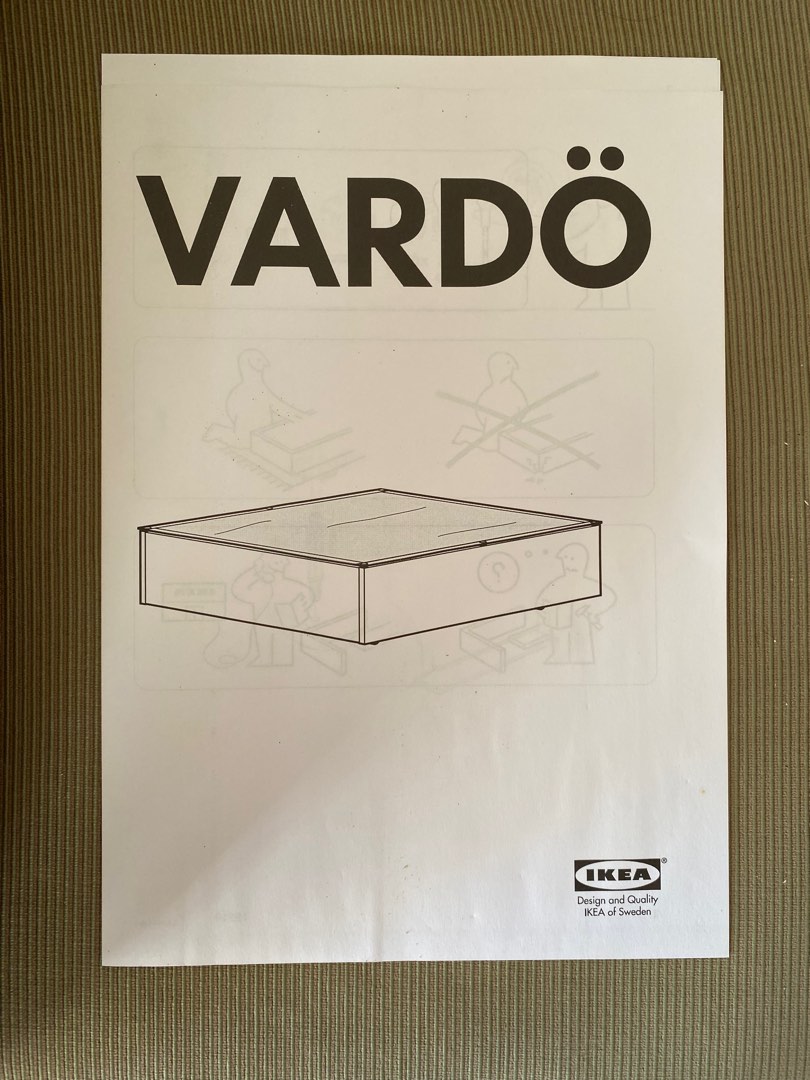 Ikea Vardo under bed storage box, 傢俬＆家居, 其他, 收納箱及袋 Carousell