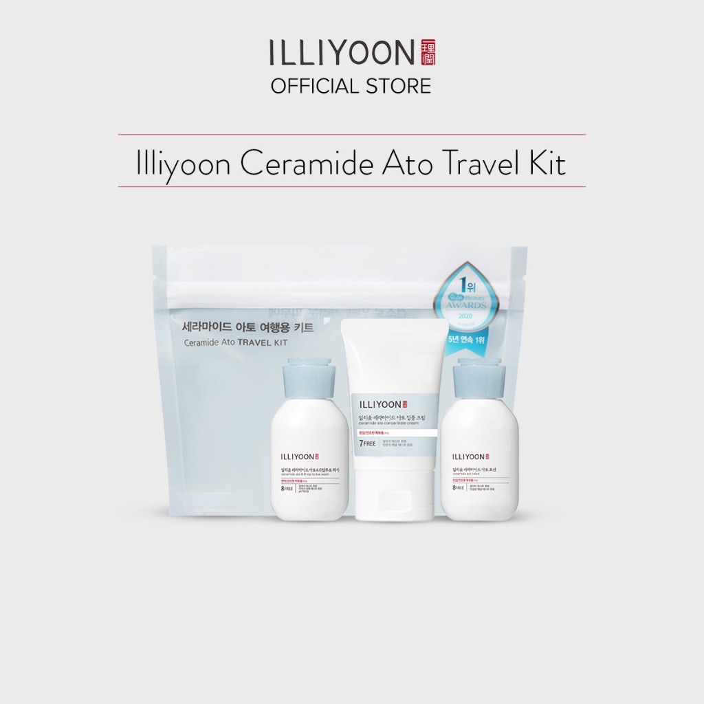 ILLIYOON Travel Kit (Lotion + Cream + Wash), Beauty & Personal Care